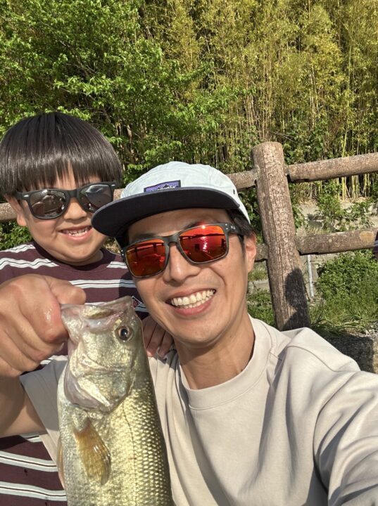 高滝湖でのオカッパリ