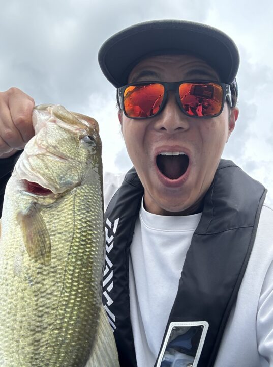 ダウンショットに食ってきた2本目40UP