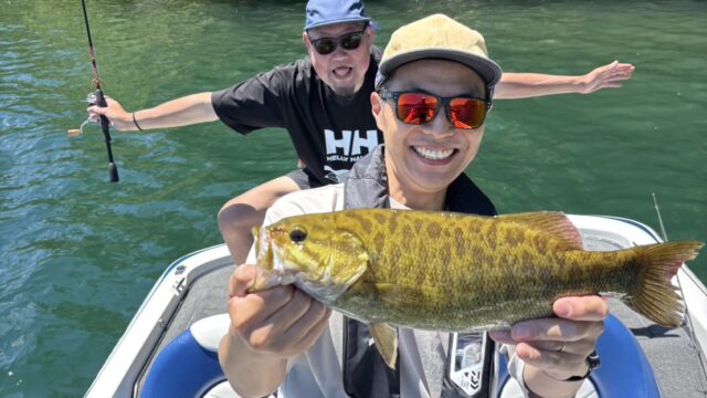 野尻湖のスモールマウスバス